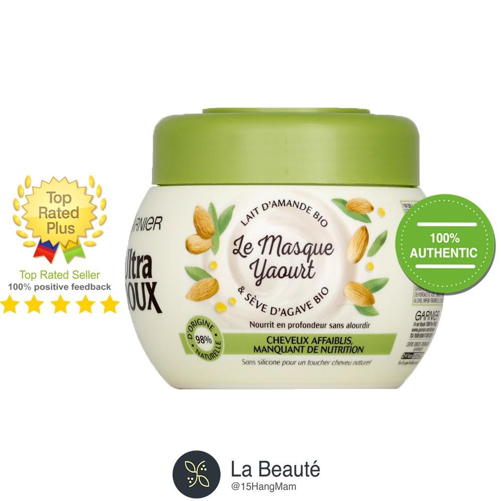 Garnier Ultra Doux Le Masque Yaourt - Mặt Nạ Ủ Tóc Sữa Chua 300ml