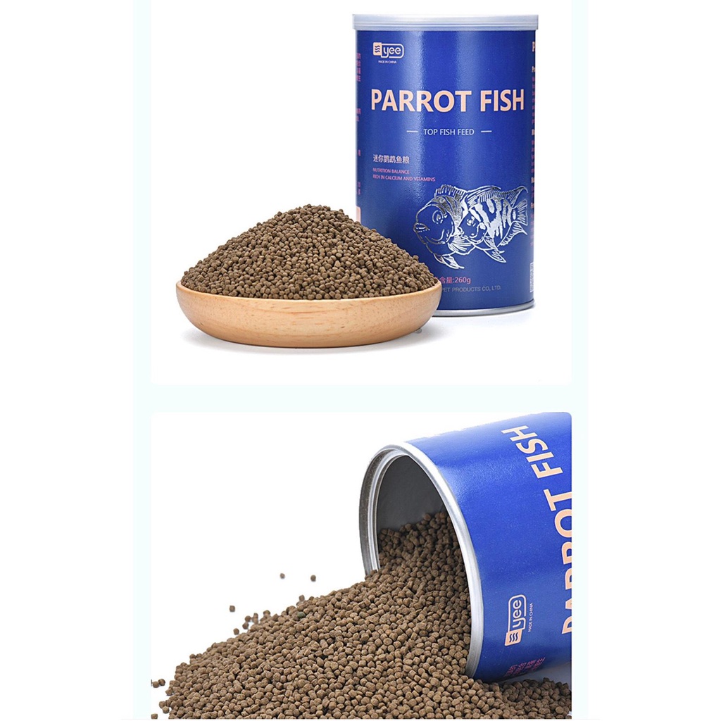 Cám cá két chuyên dụng hộp 200ml 100g hạt 1.5mm- thức ăn cho cá két panda, platium siêu đạm hỗ trợ phát triển