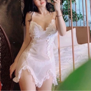 Váy ngủ ren lưới kiểu dáng xinh xắn sexy