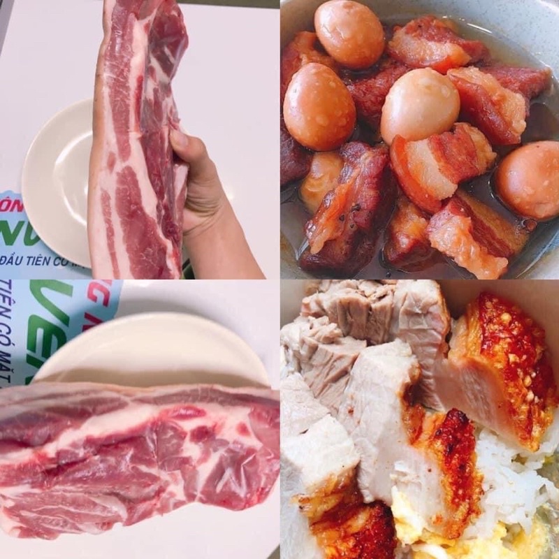 1kg ba chỉ lợn rút xương- chỉ giao hoả tốc