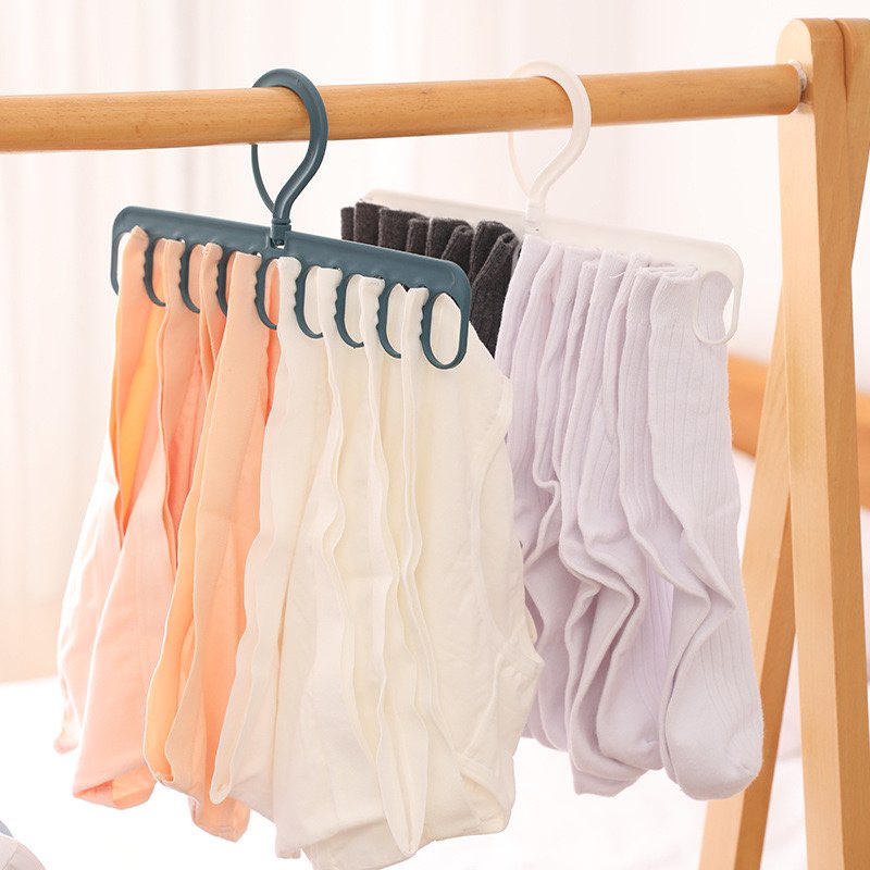 Móc nhựa treo quần áo đa năng tiết kiệm không gian tiện dụng