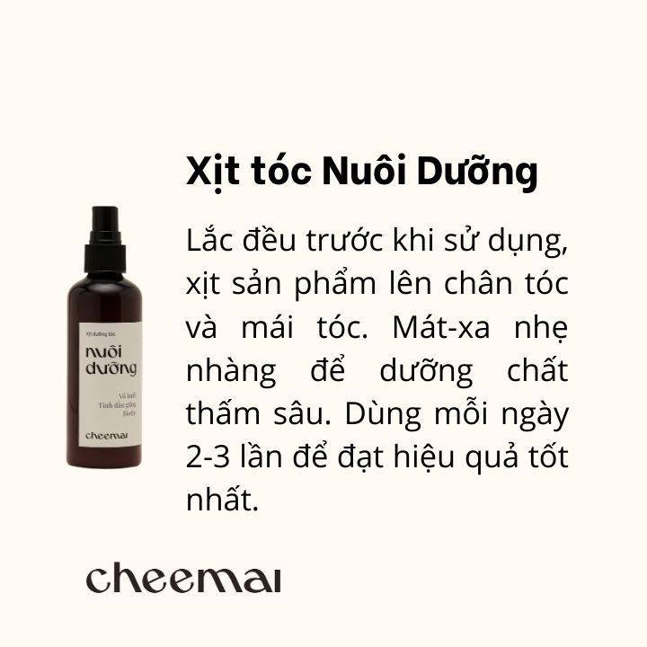 Xịt tinh dầu bưởi chứa Biotin dưỡng tóc, kích thích mọc tóc, chống gãy rụng 20ml - Nuôi dưỡng CHEEMAI Việt Nam