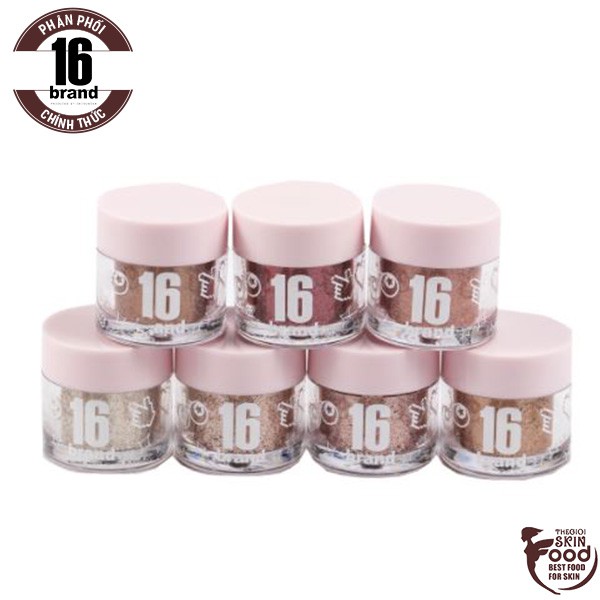 Nhũ Mắt Kim Tuyến 16brand Candy Rock Pearl Powder