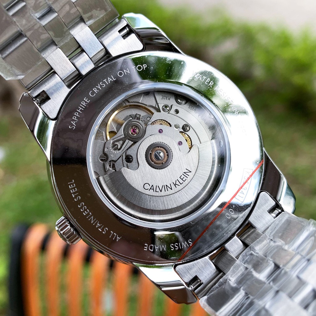 Đồng hồ nam CALVIN KLEIN Infinite K5S3414N Blue Dial Men's Watch -  Automatic - Kính Sapphire [ Chính hãng ]