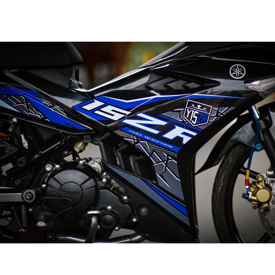 Tem rời Exciter 150 đen y15zr xanh trắng