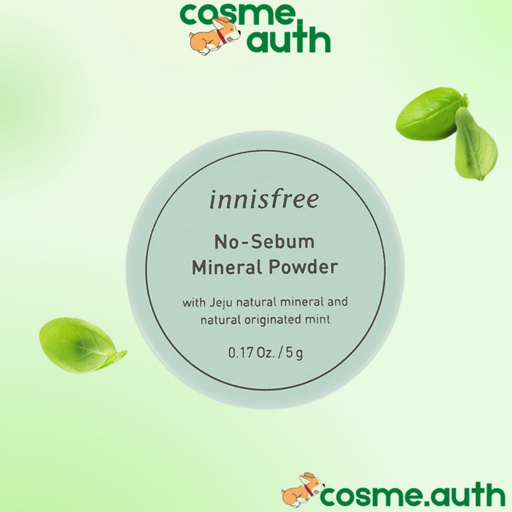 Phấn Phủ Kiềm Dầu Innisfree No Sebum Mineral Powder 5gr- Màu Xanh