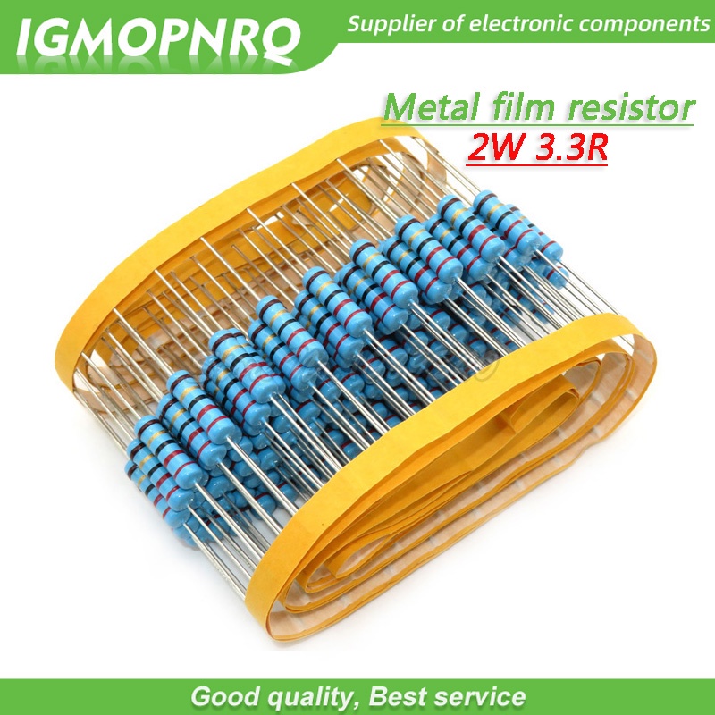 Set 20 điện trở phim 3.3 ohm 2W 3.3R 3R3 2W chuyên dụng
