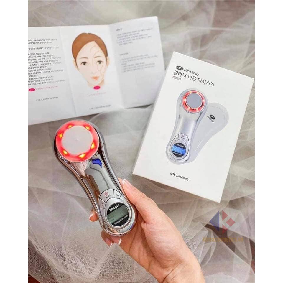 Máy điện di Ion đẩy tinh chất, tẩy trang MTC Skin&Body Galvanic Ion Skin Massage