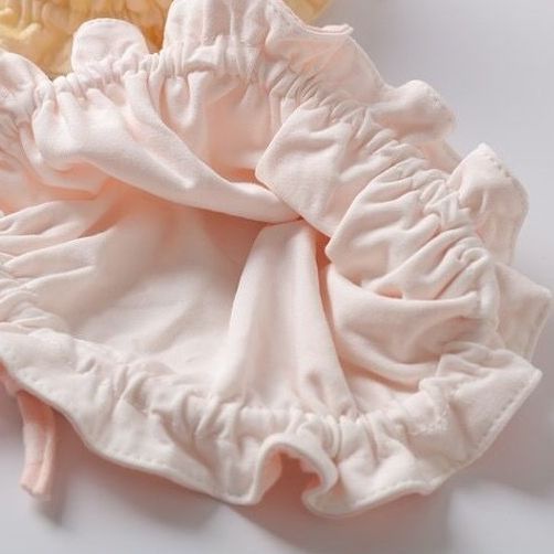 Mũ Cotton Thuần Khiết Siêu Dễ Thương Phong Cách Mới Cho Bé Gái Sơ Sinh