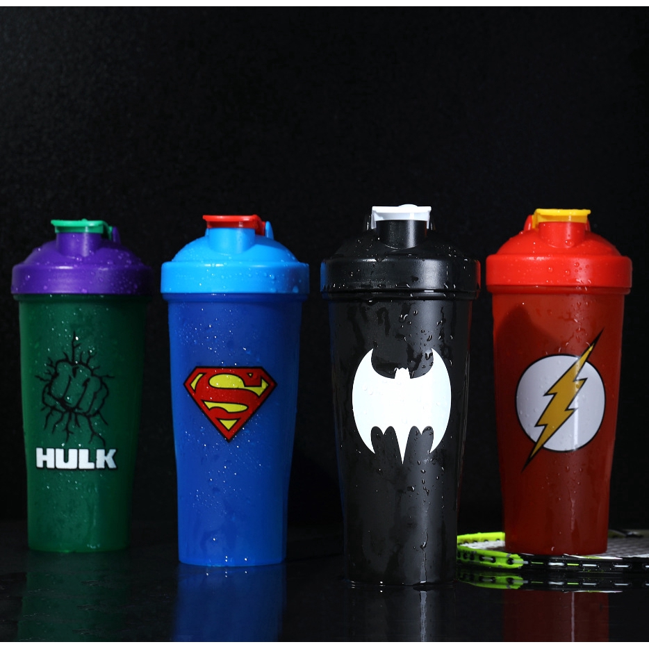 600ml Large Capacity Outdoor Bottle  Bottles Super Heroes Superman Batman Water Bottle Sports Kettle