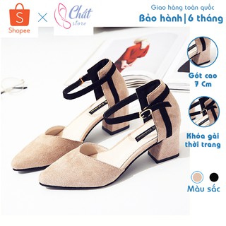 Giày cao gót nữ mũi nhọn xinh xắn, thiết kế thời trang