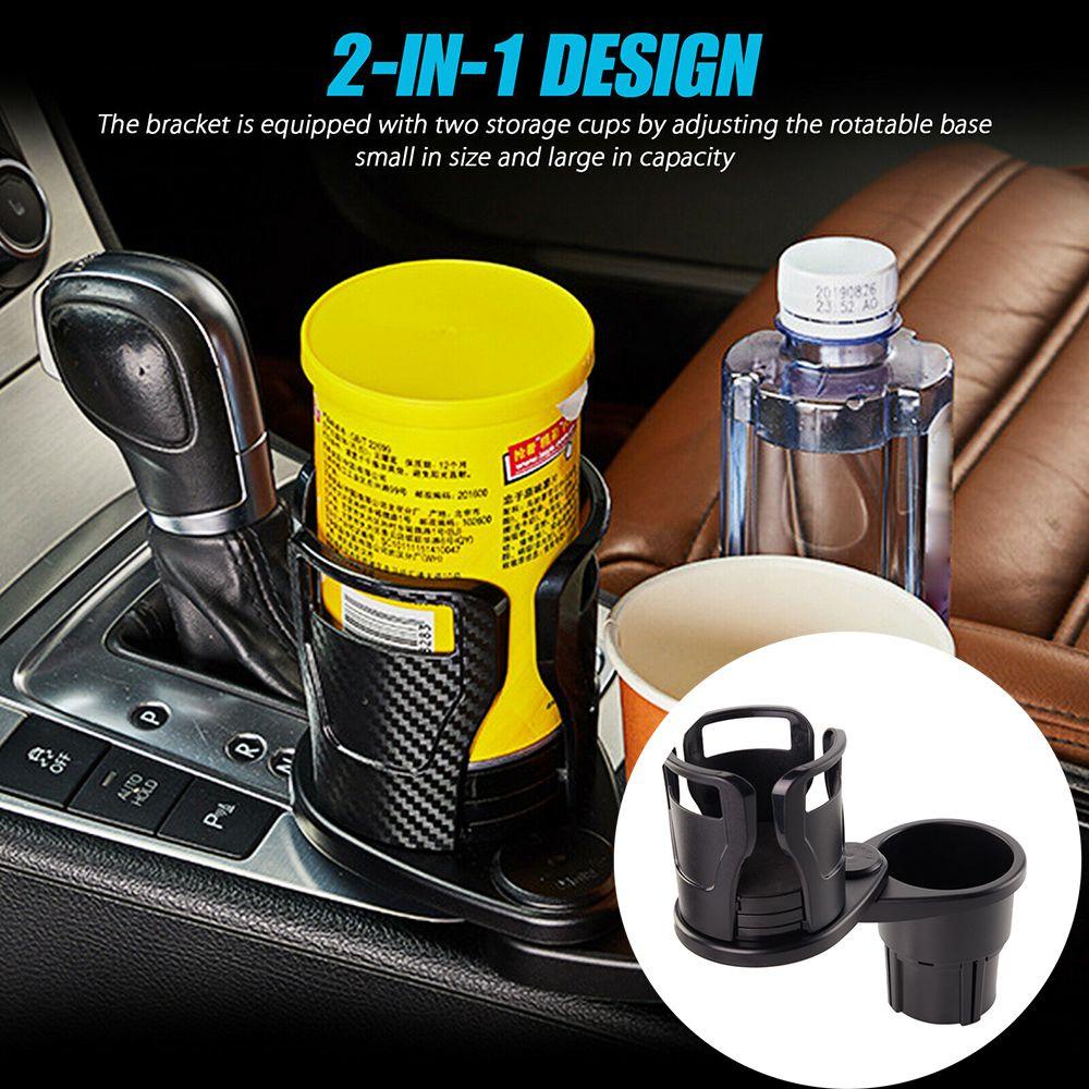 Giá Đỡ Đồ Uống 2 Trong 1 Tiết Kiệm Không Gian Chống Sốc Đa Năng Cho Xe Hơi