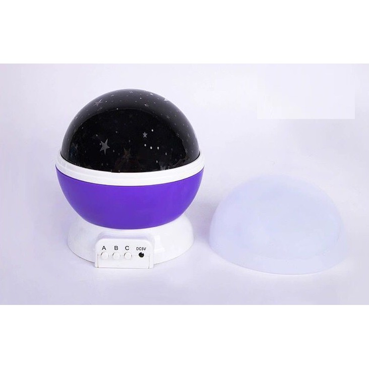 Đèn Ngủ Chiếu Sao Tự Xoay  Freeship  Đèn để bàn trang trí phòng ngủ