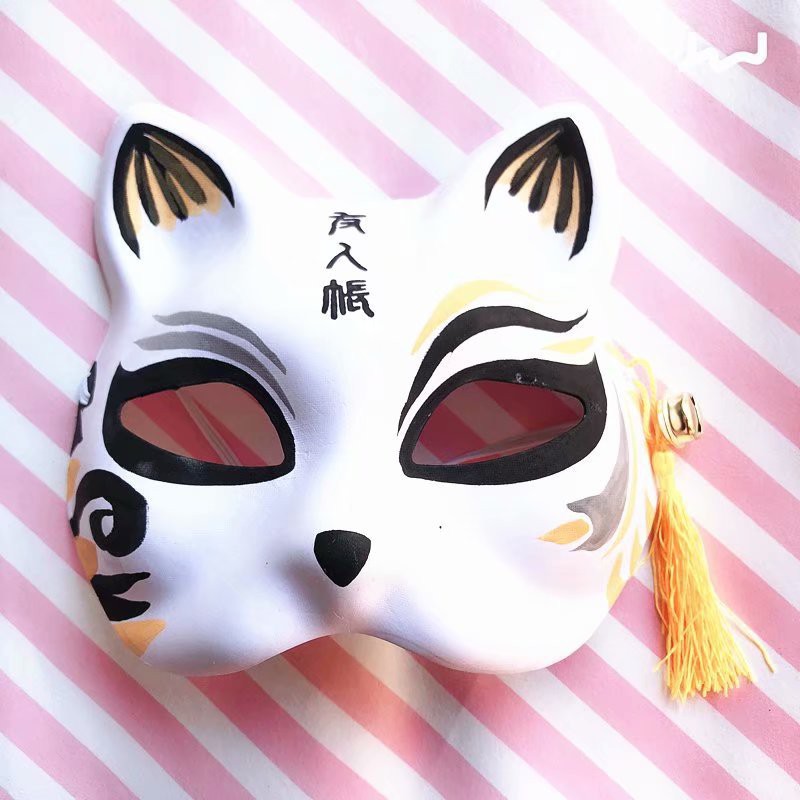 Mặt Nạ Cáo Hóa Trang Halloween Phong Cách Nhật Bản Anime Manga Otaku Mặt nạ cáo vẽ_14 (Mask fox)- đạo cụ cosplay