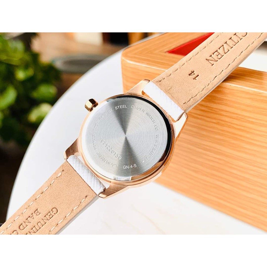 Đồng hồ nữ chính hãng Citizen EU6073-02A - Máy Quartz Pin - Kính khoáng cứng