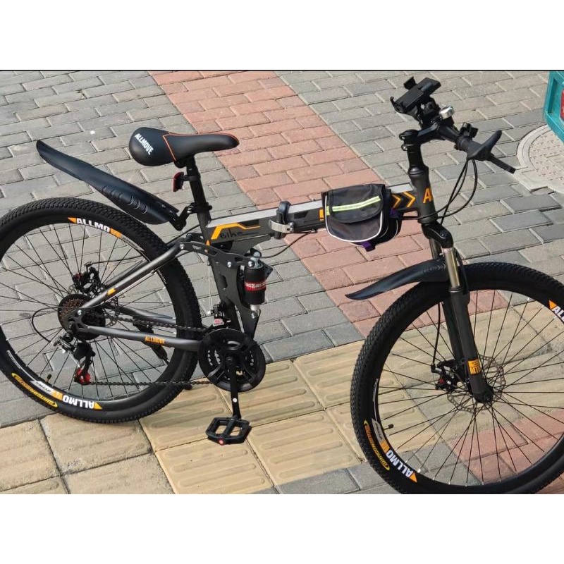 Sẵn, XE ĐẠP GẤP THỂ THAO LEO NÚI NAM NỮ ALMOVE 26inh