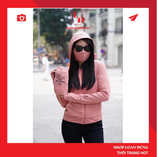 [Áo 2 Lớp]Áo chống nắng nữ thông hơi 2 lớp siêu hot nhất 2020 (kèm túi cuộn)