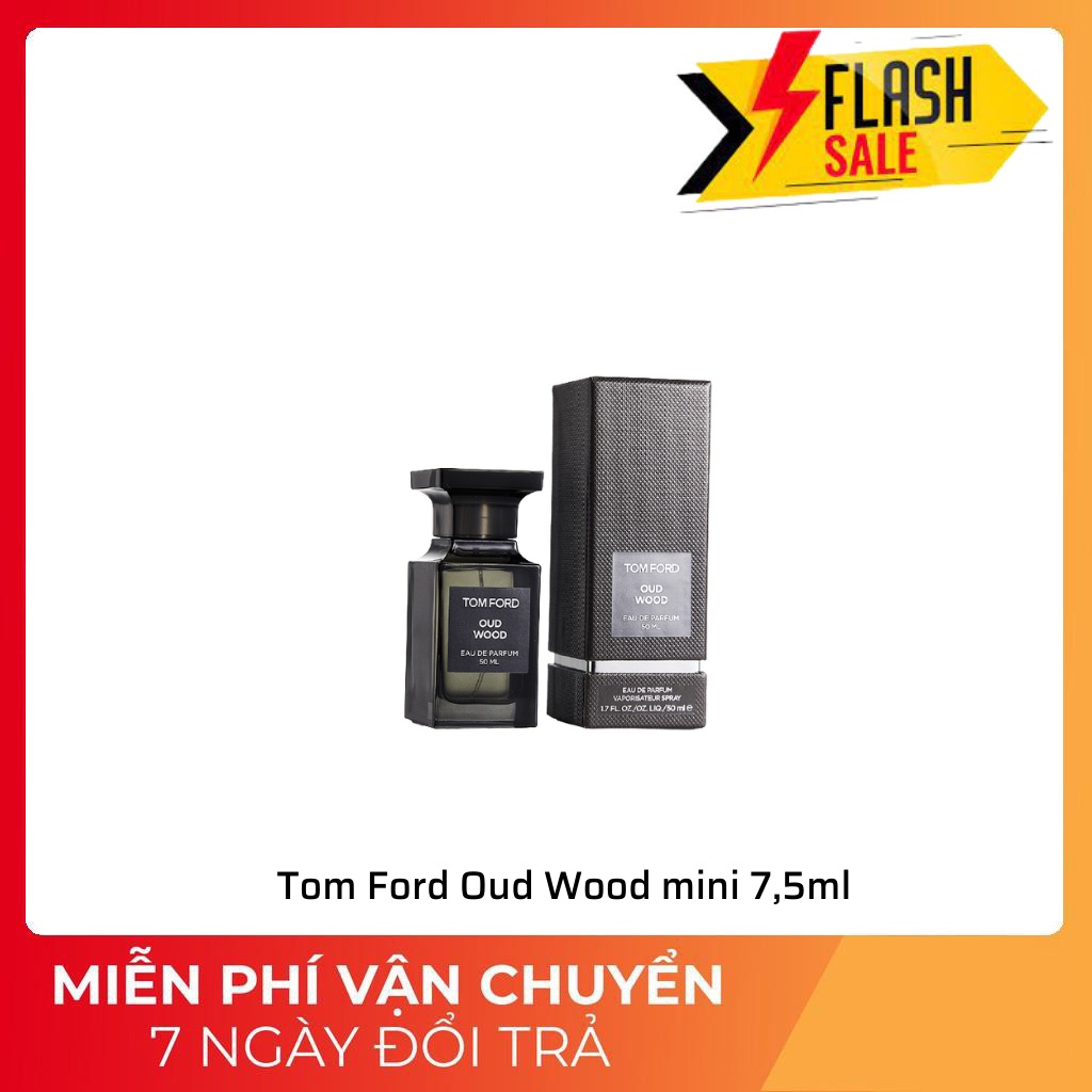 Nước hoa nam mini chính hãng Tom Ford Oud Wood 7,5ml