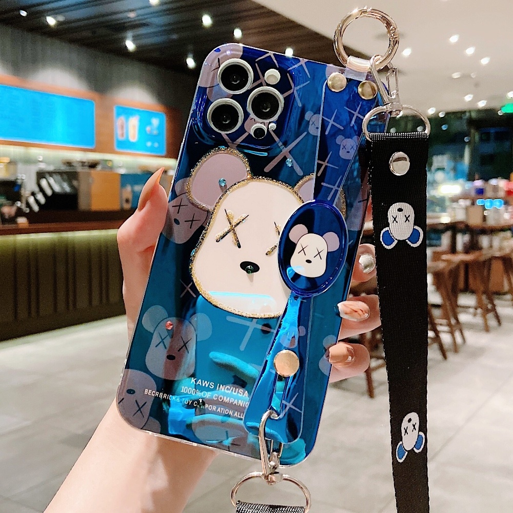 Ốp Điện Thoại Silicon Mềm Có Dây Đeo 3 Trong 1 Cho iphone 13 14 15 pro max 12mini 11pro max xsmax x xs xr 7 8 plus