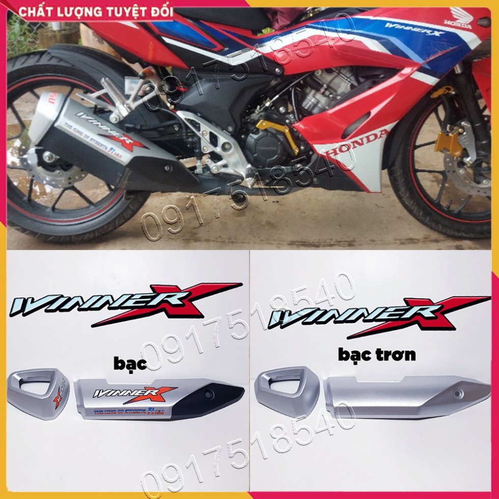 Ốp Pô Và Chụp Đít Pô Winner X - Bộ 𝗖𝗵𝘂̣𝗽 𝗕𝗼̂ 𝗪𝗶𝗻𝗻𝗲𝗿 𝗫 Dùng Cho Winner X 2019, 2020, 2021, 2022 Mới, 2023