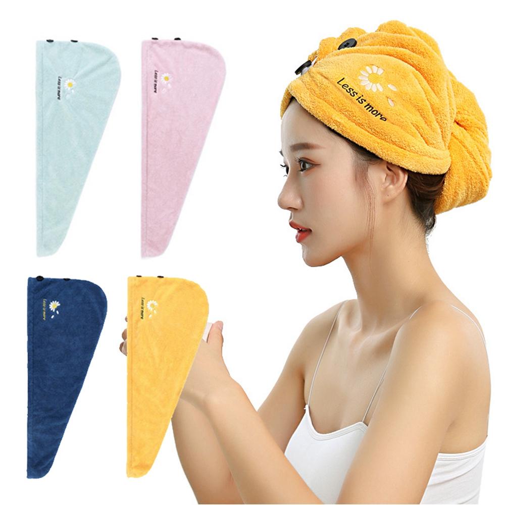 Khăn Quấn Tóc Bằng Sợi Micro Tiện Dụng Cho Nữ