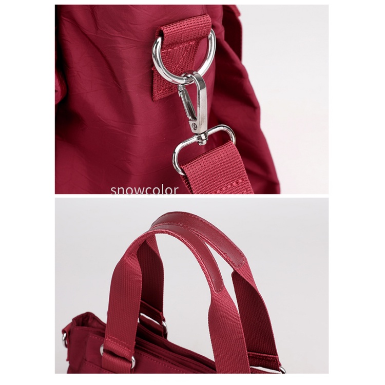 Túi Đeo Chéo Canvas Chống Thấm Nước Phong Cách Hàn Quốc Cho Nữ