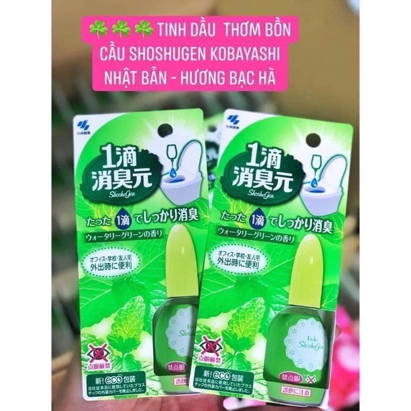 Nước hoa bồn cầu Shoushugen Nhật Bản