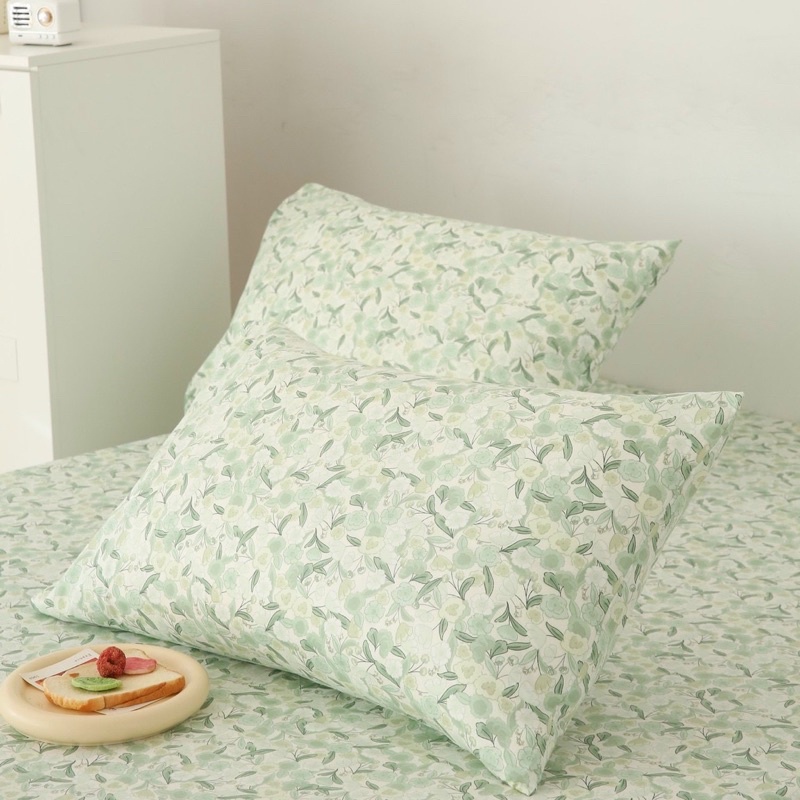 FULL GA GỐI LẺ COTTON 100% -CHÙ BEDDING