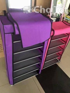 Tủ giày vải 6 tầng
