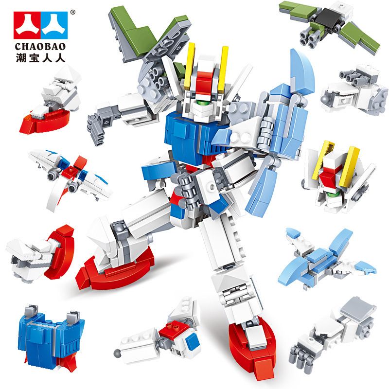 Bộ lắp ráp siêu nhân 10 trong 1 . 195 chi tiết