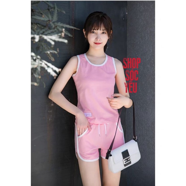 Quần đùi nữ vải thun đủ màu, chạy viền, mặc ở nhà size 35-55kg _Shop Sóc Yêu