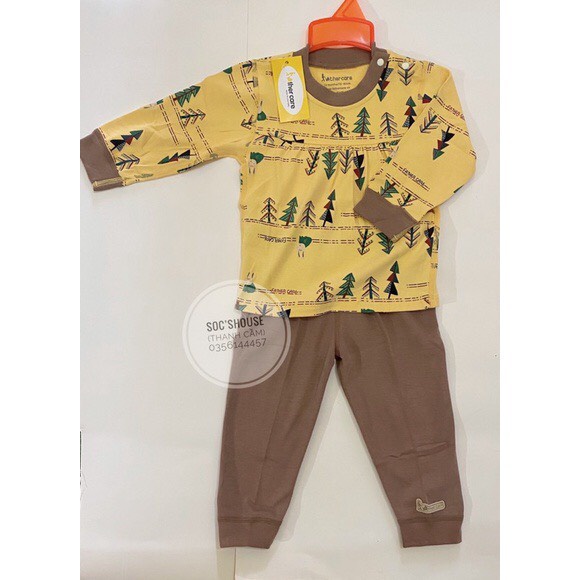 Bộ Nỉ Dài Tay Father Care Cho Bé 6m-24m