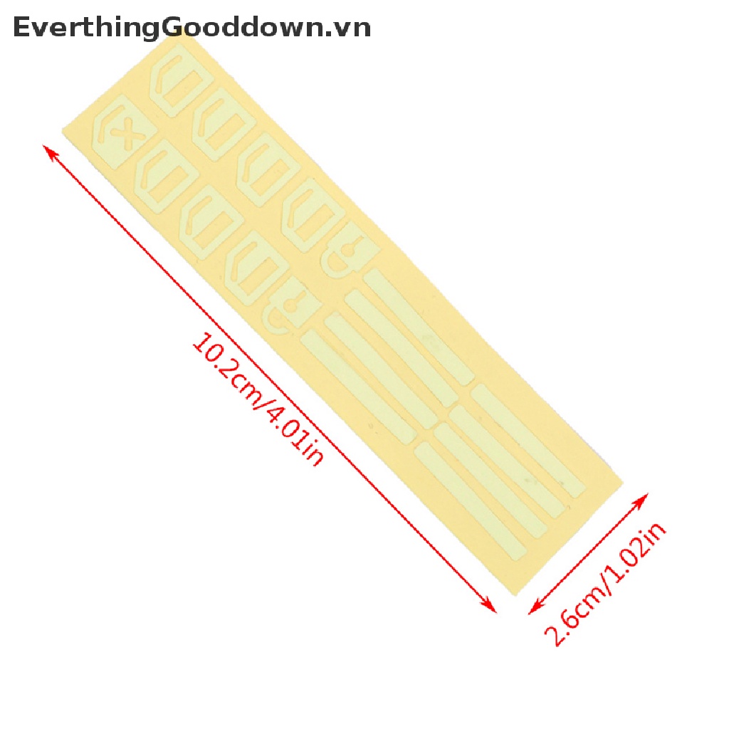 Sticker Phản Quang Dán Trang Trí Công Tắc Cửa Sổ Xe Hơi