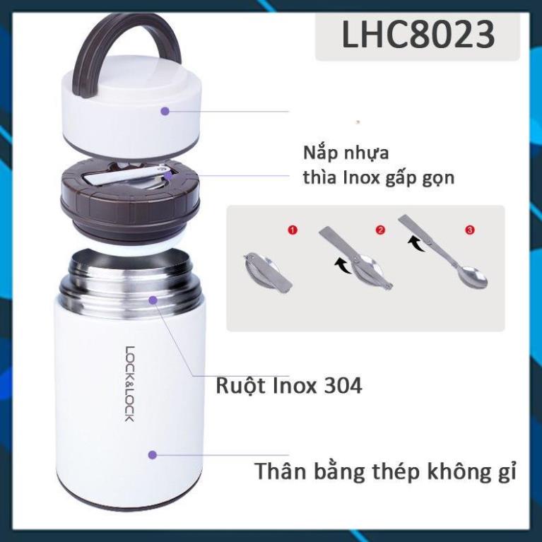 Hộp ủ cháo Column Food Jar Lock&Lock LHC8023 1000ml-chính hãng bảo hành 12 tháng
