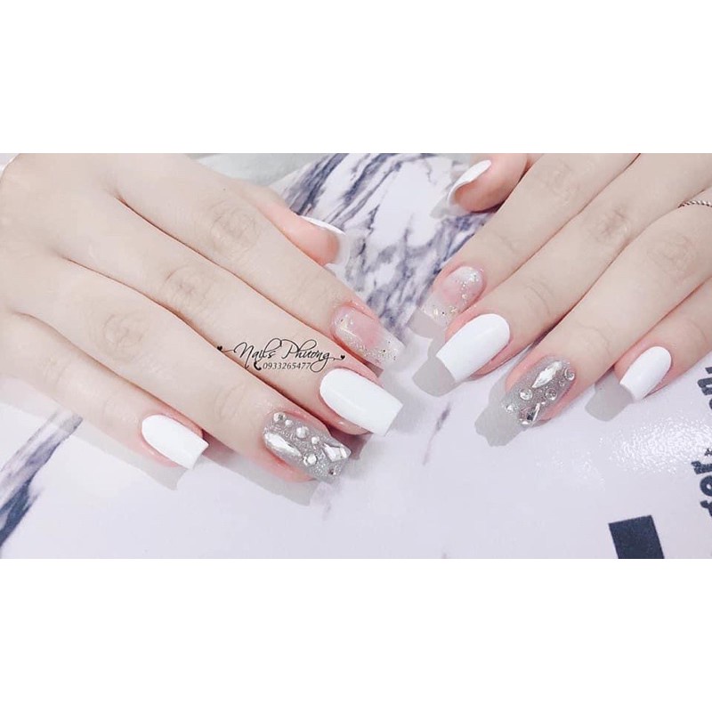 Sơn gel Nhật lẻ màu đen trắng hay dùng nhất Thiên Di Nail