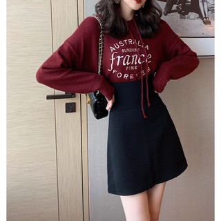 Set Áo Hoodies Kèm Chân Váy Xòe