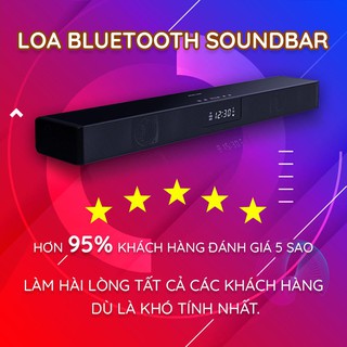 {Cực Chất] Loa Nghe Nhạc Máy Vi Tính Tivi Loa Thanh Soundbar Bluetooth Công Suất 20w SUPER BASS Âm Thanh Vòm 3D