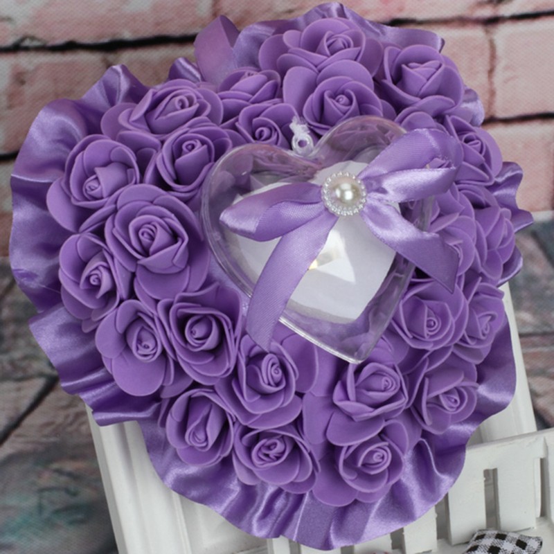 Hộp nhẫn gối để nhẫn cưới