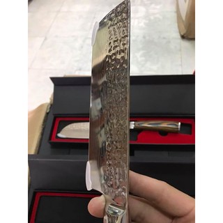 DAO THÁI VÂN THÉP DAMACUS PUMA TEC ĐỨC ĐẦU VUÔNG