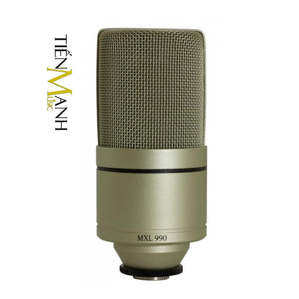 MXL 990 Mic Condenser Thu Âm Phòng Studio, Micro Biểu Diễn Microphone Cardioid MXL990