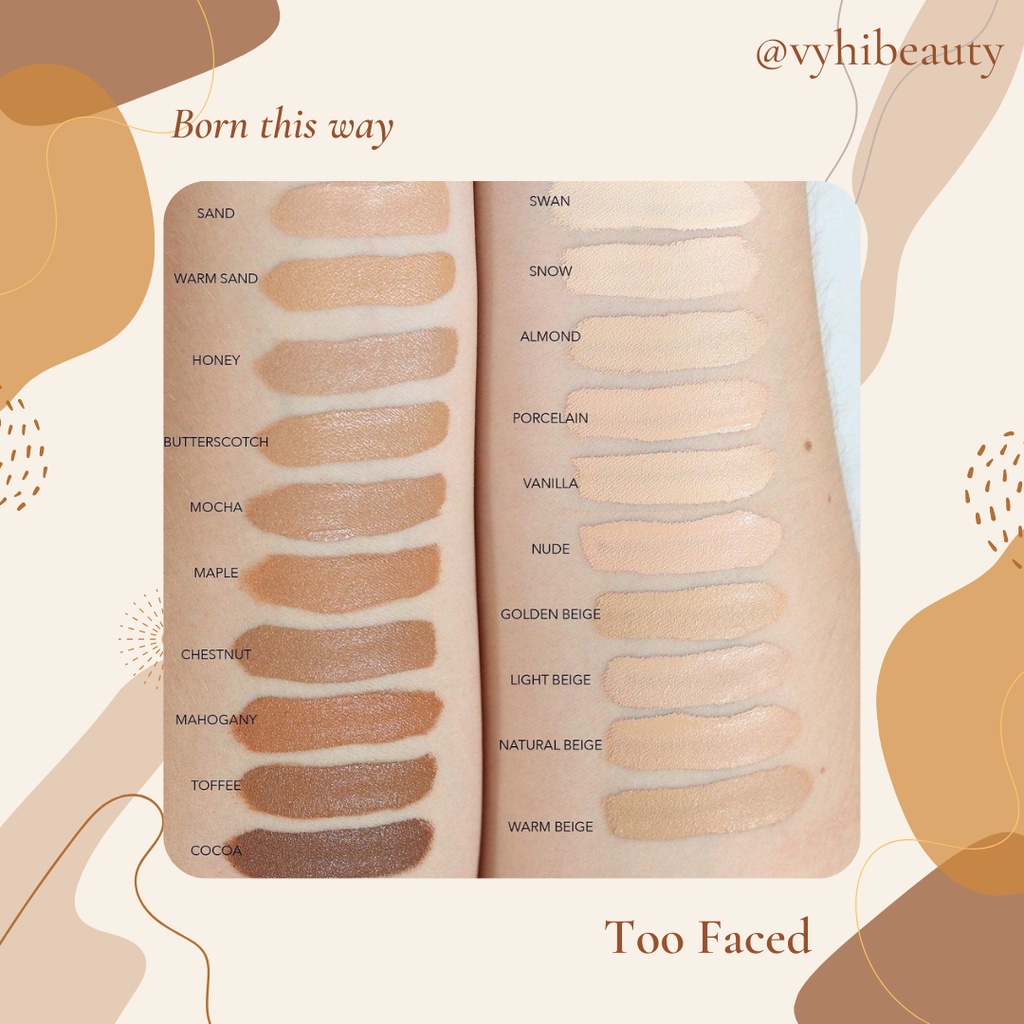 Kem nền Too Faced Born this way che phủ cao 30ml