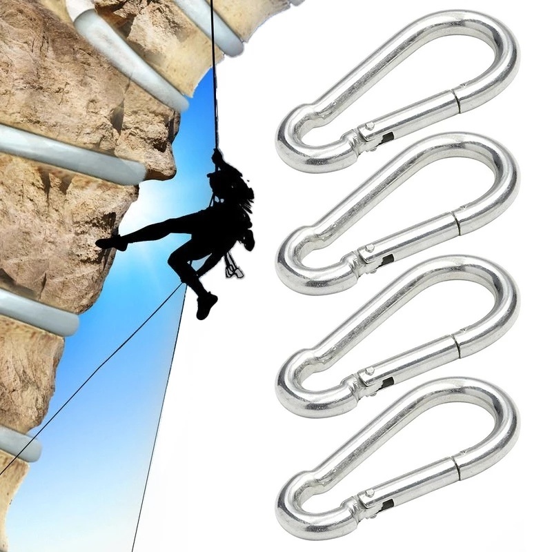 Móc khóa carabiner mini bằng hợp kim dùng cho các hoạt động ngoài trời tiện dụng