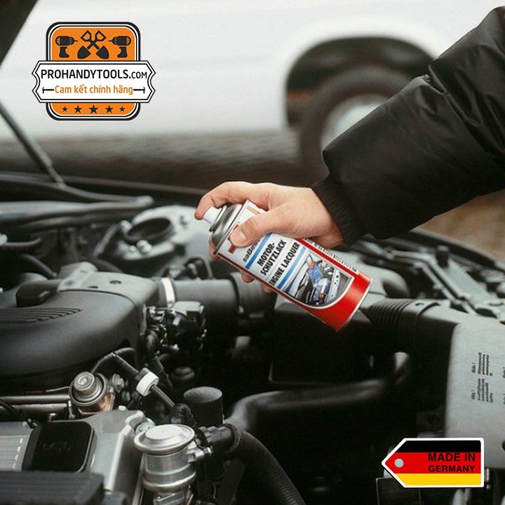 Chai Xịt Phủ Bóng Bảo Vệ Khoang Động Cơ Wurth Engine Lacquer 400ml 0892790