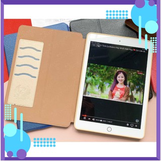 Bao da Samsung Galaxy Tab A 9.7inch T555, P555 hiệu Lishen lưng dẻo Hana case