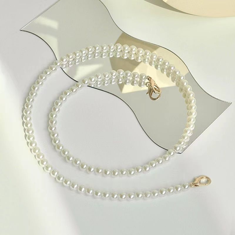 Túi Đeo Chéo Đính Ngọc Trai Nhiều Màu Sắc Phong Cách Hàn Quốc Nhật Bản