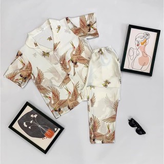 [PIJAMA] Bộ ngủ lụa cao cấp