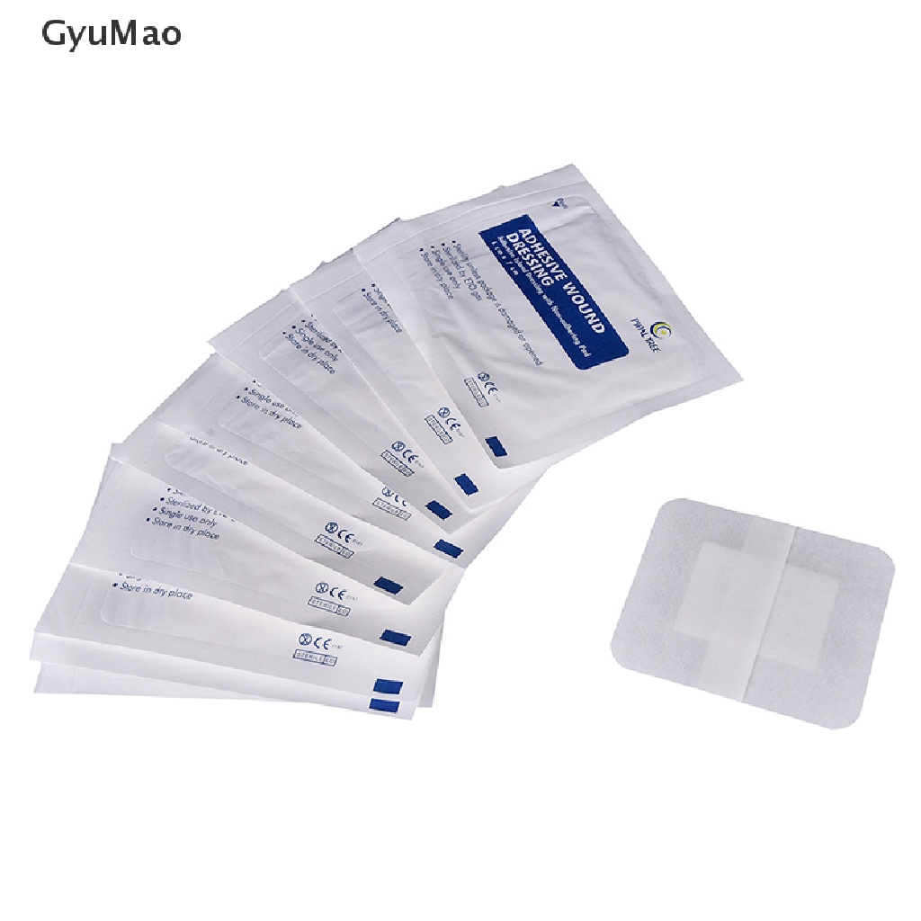[Hàng mới về] 10 Băng không dệt hỗ trợ băng bó vết thương bản lớn 6 x 7cm