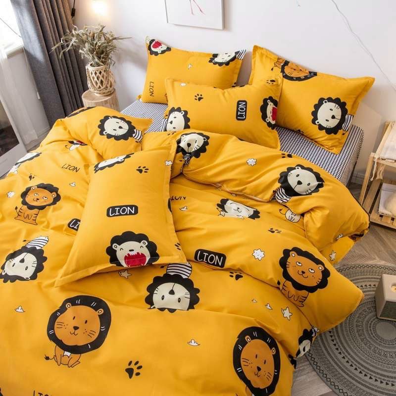 [BST 16] Bộ chăn ga gối Cotton Poly EmmiBedding phong cách Hàn Quốc Drap giường cotton hot trend (không kèm ruột)