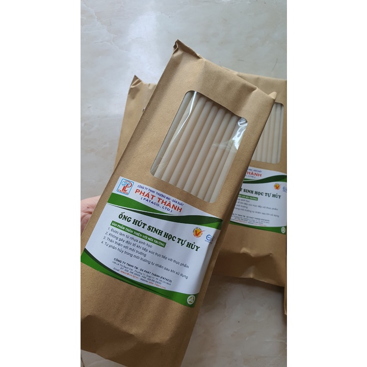 Ống hút sinh học tự phân hủy PHÁT THÀNH