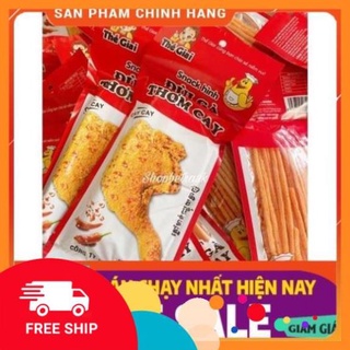 Gói snack hình đùi gà giòn